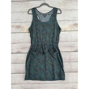 Toad and Co Sunkissed Livvy SL Dress Womens Small Green Blue Purple Wicking